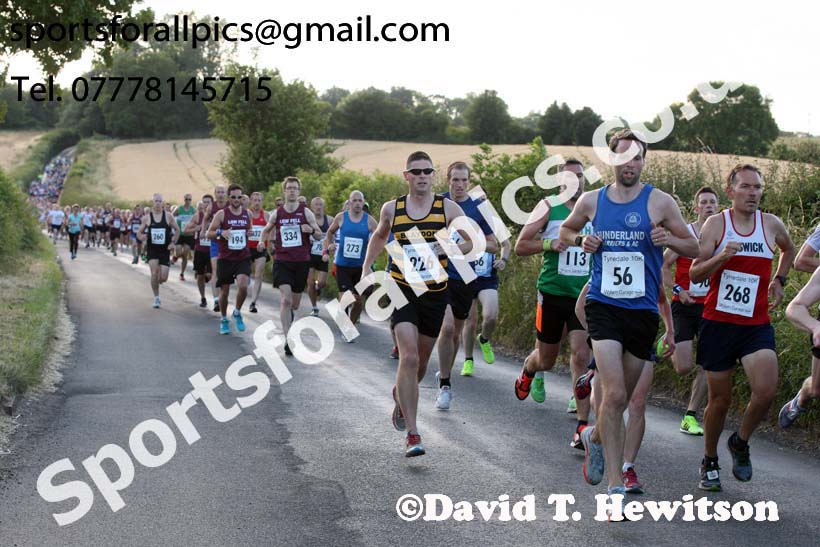 Tynedale 10k Road Race, Ovington to Low Prudhoe. Photo: David T. Hewitson/Sports for All Pics